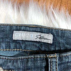 Chico’s Platinum denim jeans